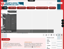 Tablet Screenshot of heartnsouldesigns.com